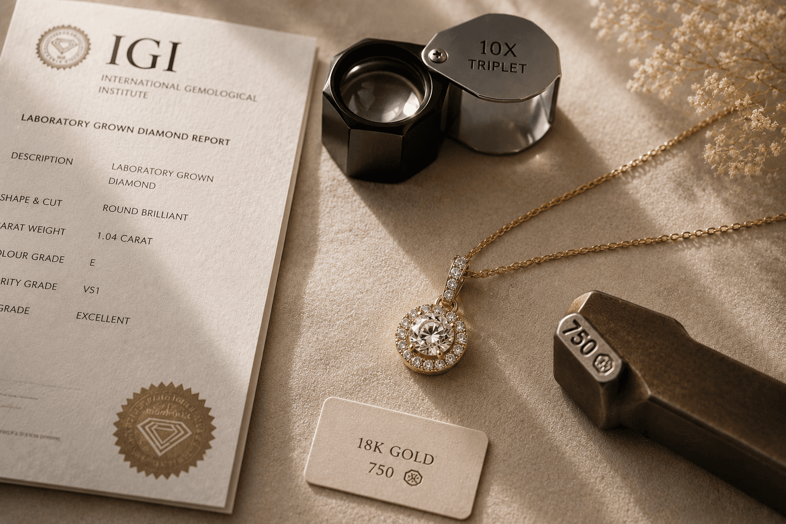 Certification, hallmarking and transparent pricing as jewellery trust signals